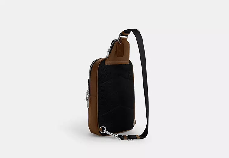 Coach Ethan Pack Leather Crossbody Bag – Chestnut (Style CDB75)